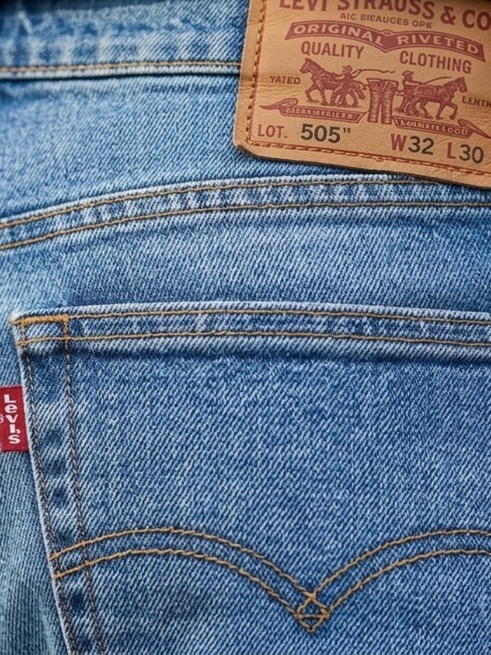 Levi's Men's  Straight Jeans in Light Blue Denim
